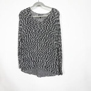 Eileen Fisher Sweater Open Knit Womens Space Dyed Pullover Ladies Small